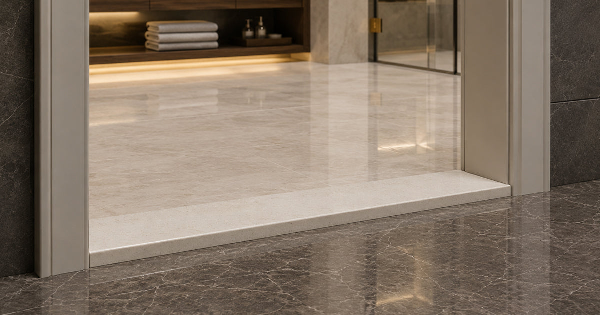 Choosing the Right Stone Threshold: A Bathroom Transition Guide
