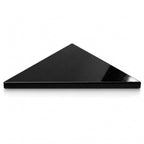 Absolute Black Granite Stone Triangle Corner Shower Seat Polished Finish