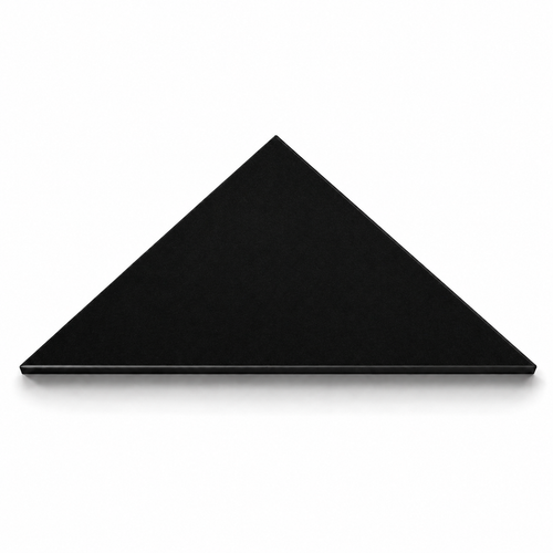 Absolute Black Granite Stone Triangle Corner Shower Seat Polished Finish