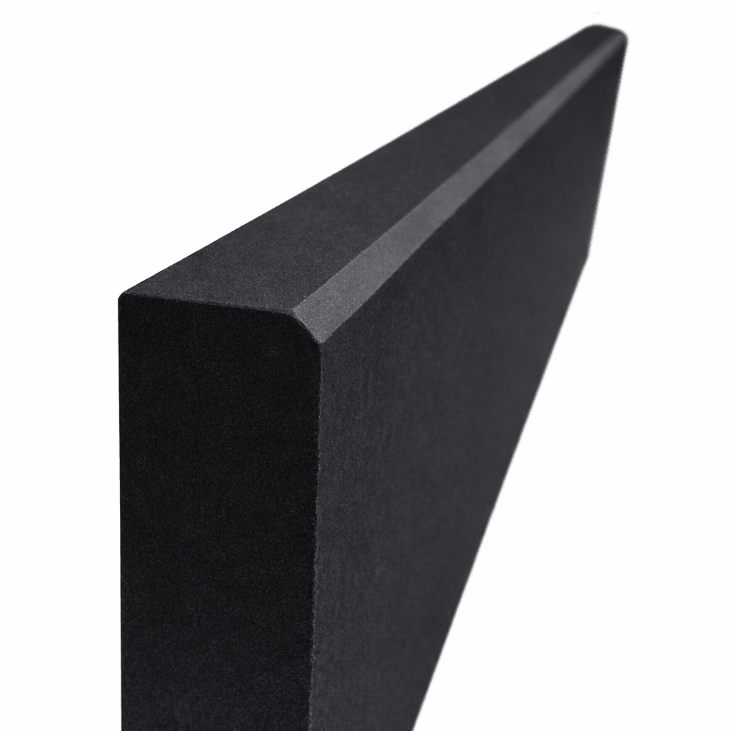 Absolute Black Granite Honed Matte Stone Baseboard Molding