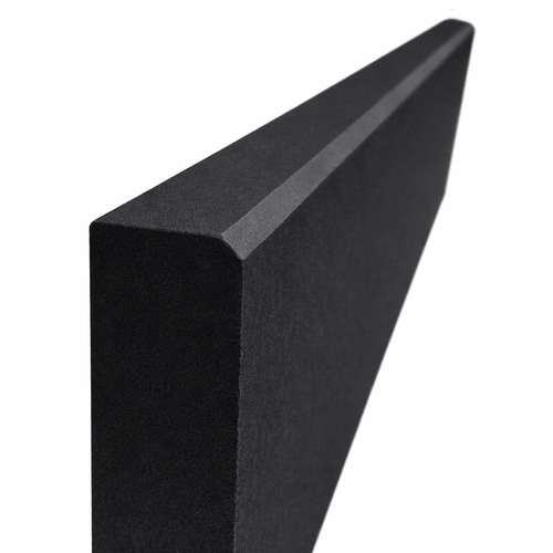 Absolute Black Granite Honed Matte Stone Baseboard Molding