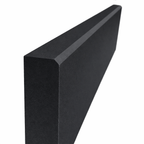 Absolute Black Granite Honed Matte Stone Baseboard Molding