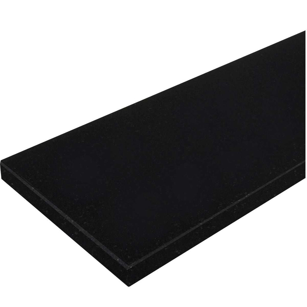 Absolute Black Granite Matte Stone Wall Cap