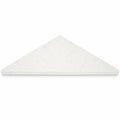 Bianco Carrara Stone Triangle Corner Shower Seat