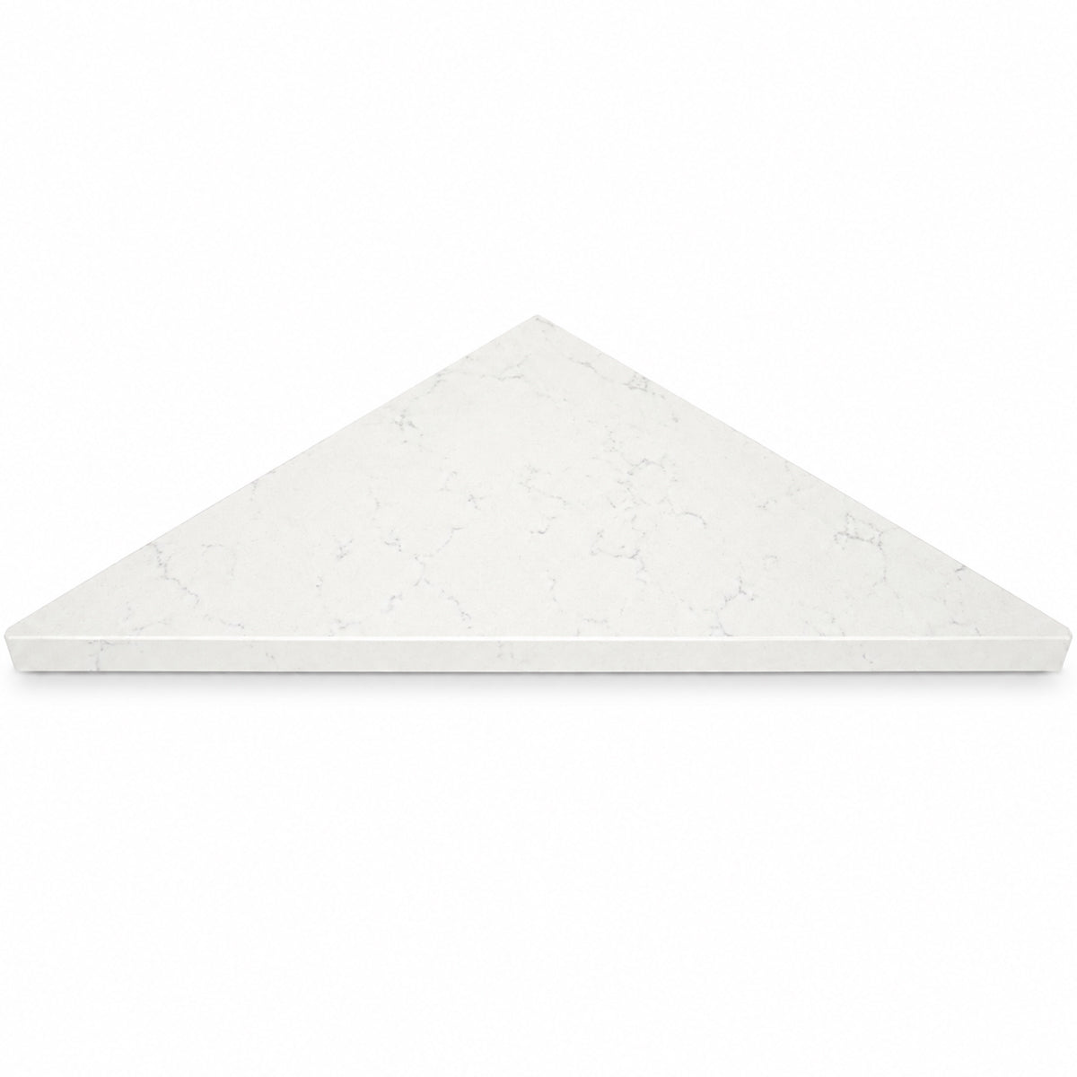 Bianco Carrara Stone Triangle Corner Shower Seat