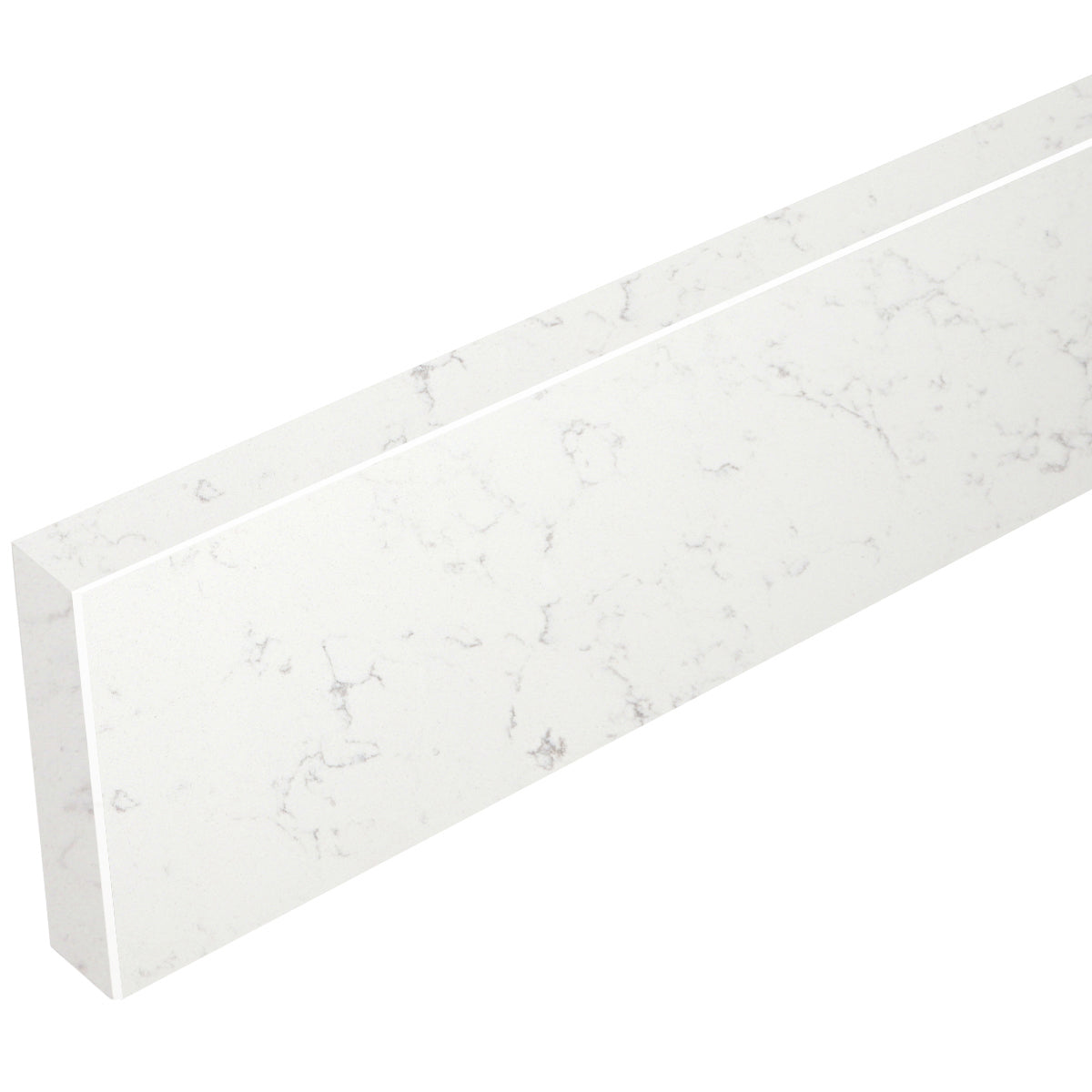 Bianco Carrara White Stone Vanity Backsplash