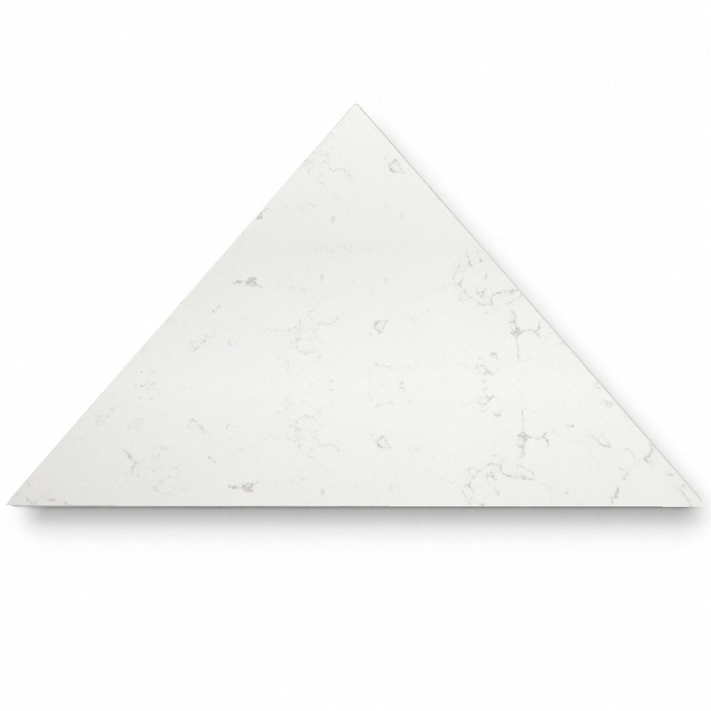 Bianco Carrara Stone Triangle Corner Shower Seat