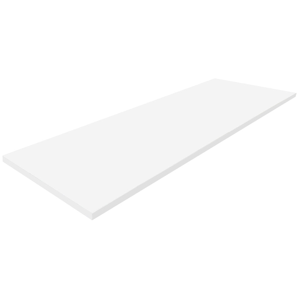 Bright White Stone Shower Bench Seat