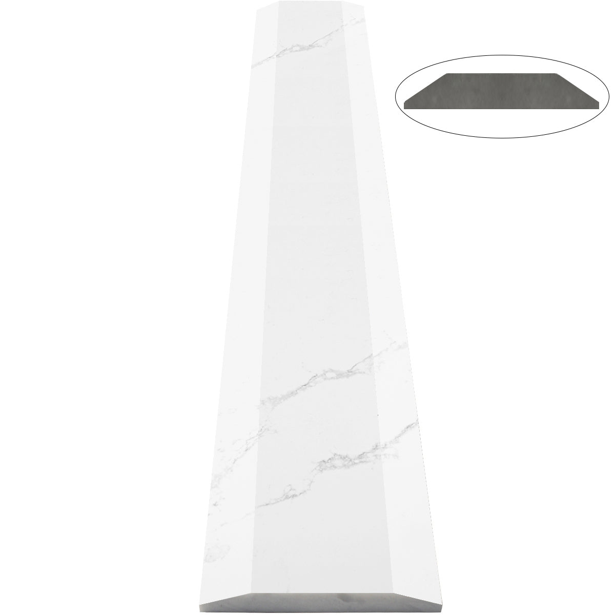 Calacata Stone ADA Saddle Threshold Double Side Hollywood