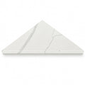 Calacatta White Stone Triangle Corner Shower Seat