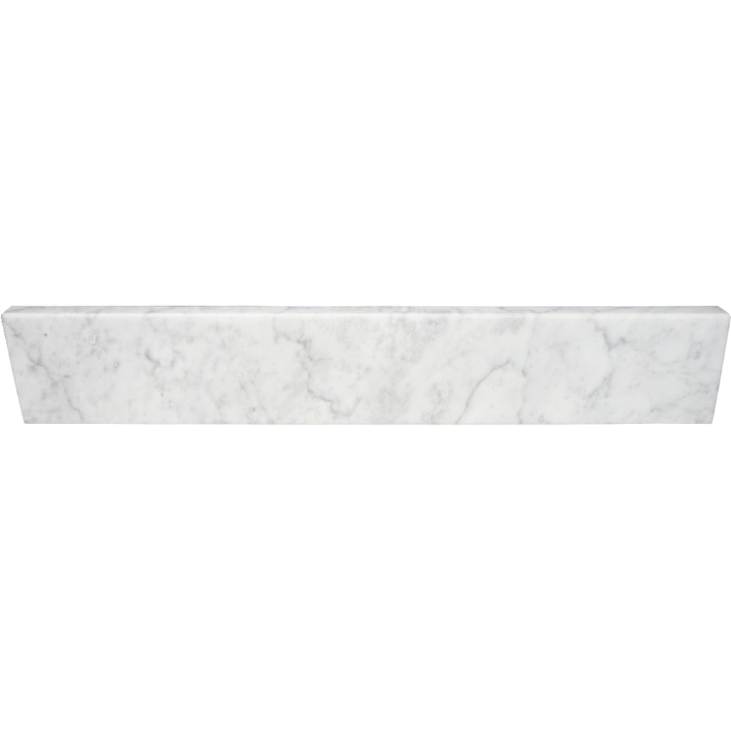 Carrara White Marble Stone Vanity Backsplash