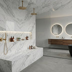 Carrara White Marble Stone Shower Bench Seat