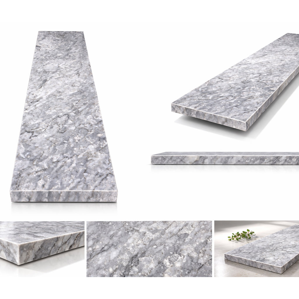 Chelsea Grey Marble Stone Wall Cap