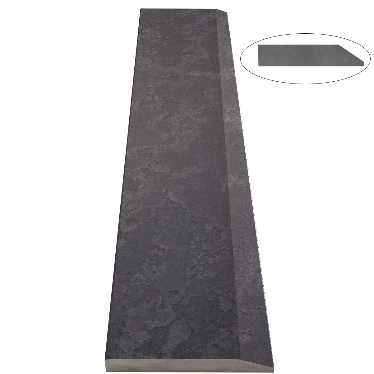 Dark Grey Stone Saddle Threshold Single Hollywood