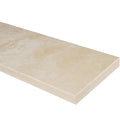 Ivory Light Travertine Stone Wall Cap