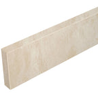 Ivory Light Travertine Stone Vanity Backsplash