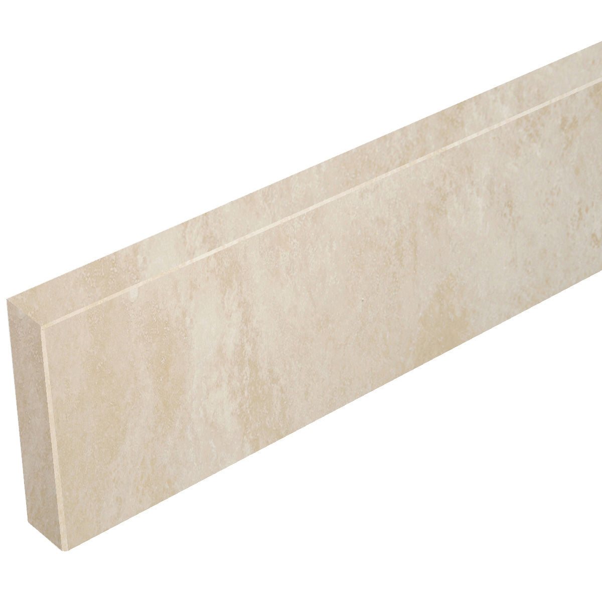 Ivory Light Travertine Stone Vanity Backsplash