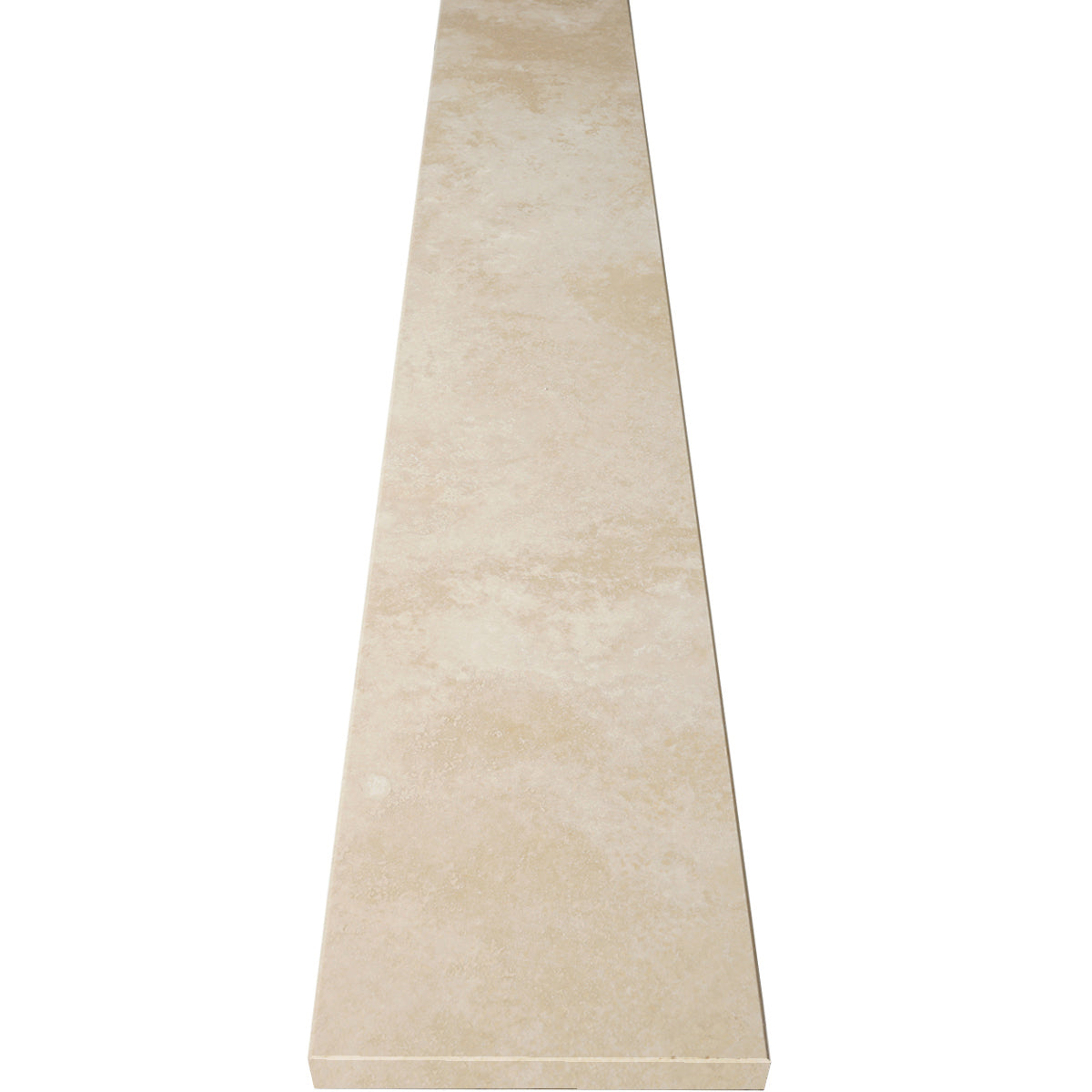 Ivory Light Travertine Stone Wall Cap