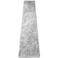 Chelsea Grey Marble grey marble saddle threshold with polished finish and bevelled edges