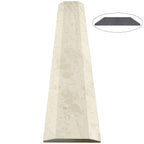 Madreperola Creamy Beige quartz stone ADA compliant saddle threshold with polished finish and beveled edges