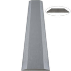 Midnight Grey Stone ADA compliant polished grey quartz saddle threshold with beveled edges