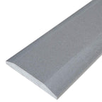Midnight Grey Stone ADA saddle threshold in polished quartz with beveled edges for floor transition