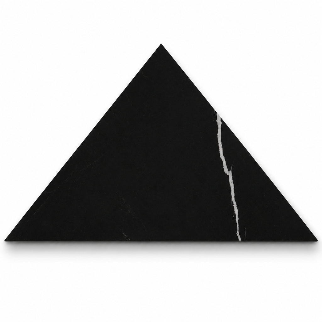 Nero Marquino Black Stone Triangle Corner Shower Seat