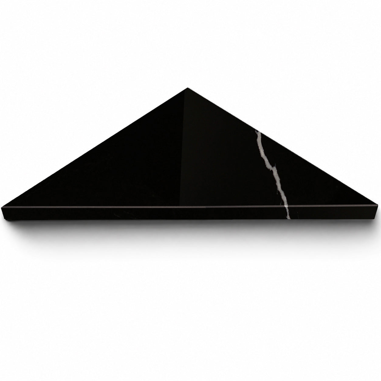 Nero Marquino Black Stone Triangle Corner Shower Seat