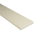 Pearl Marfil Stone quartz engineered beige saddle threshold with polished finish and beveled edges