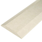 Pearl Marfil Stone beige quartz ADA saddle threshold with polished top and beveled edges for floor transitions