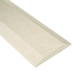 Pearl Marfil Stone ADA saddle threshold in polished beige quartz with beveled edges for floor transition