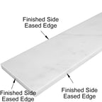 White Marble Stone Wall Cap