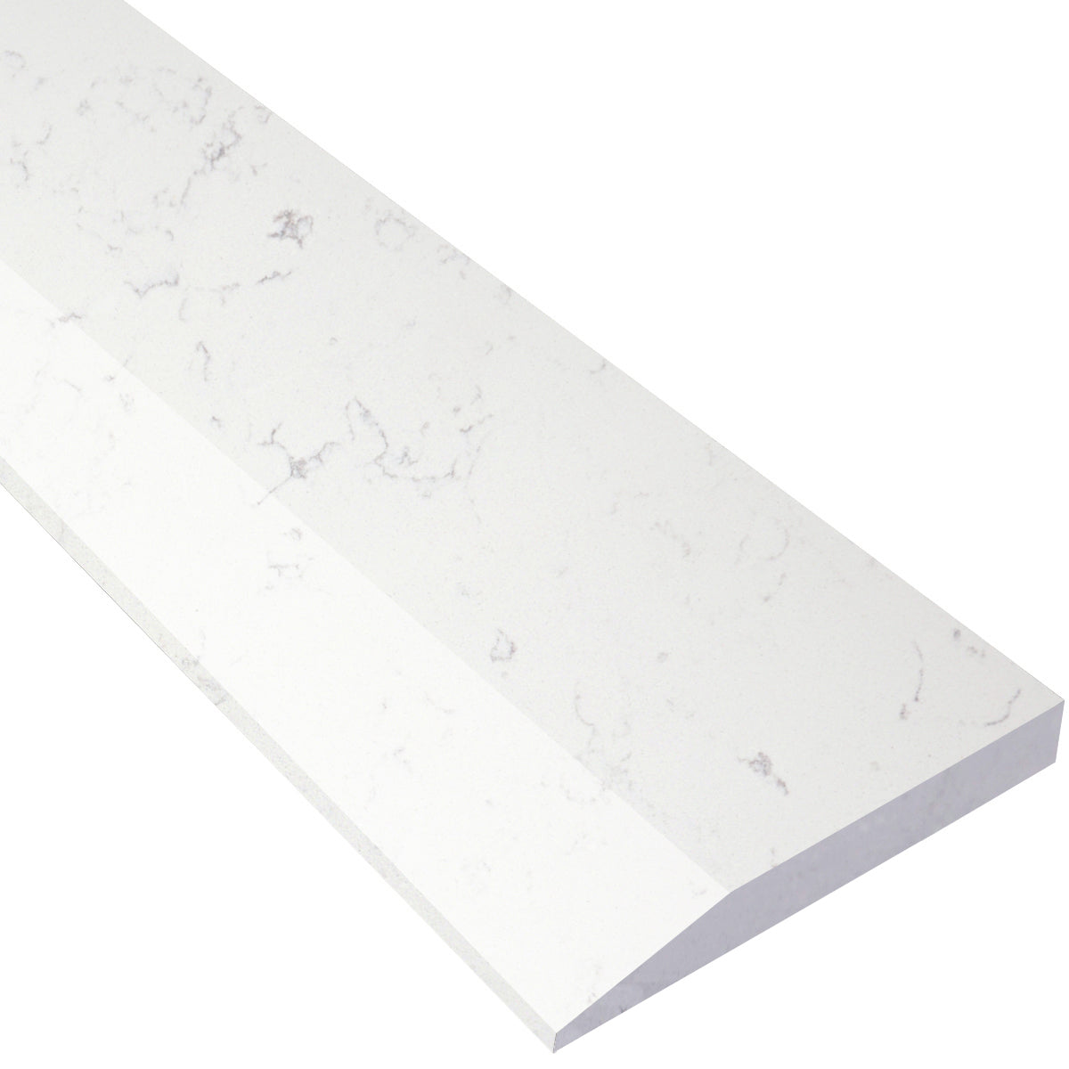 Bianco Carrara Stone Saddle Threshold Single Hollywood