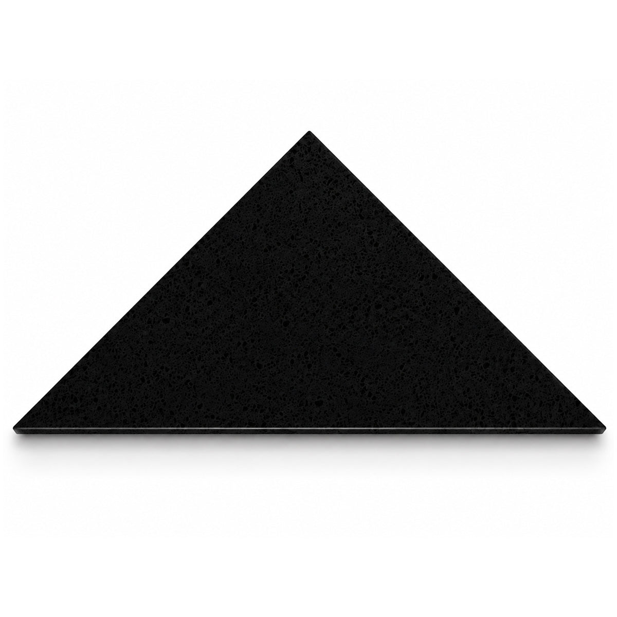 Black Stone Triangle Corner Shower Seat