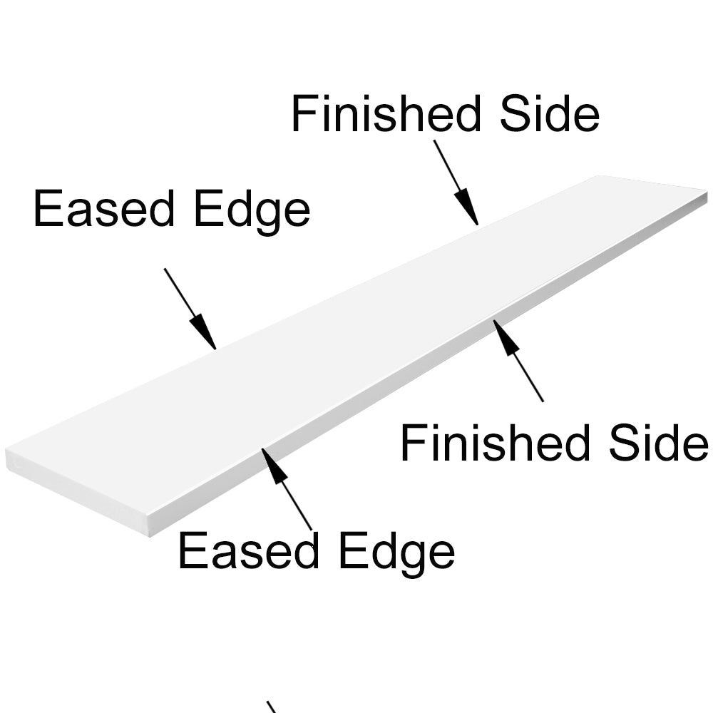 Bright White Stone Saddle Threshold