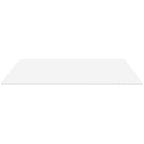Bright White Stone Shower Bench Seat