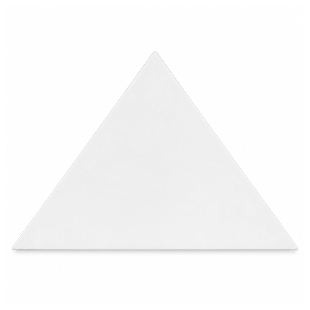 Bright White Stone Triangle Corner Shower Seat