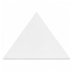 Bright White Stone Triangle Corner Shower Seat