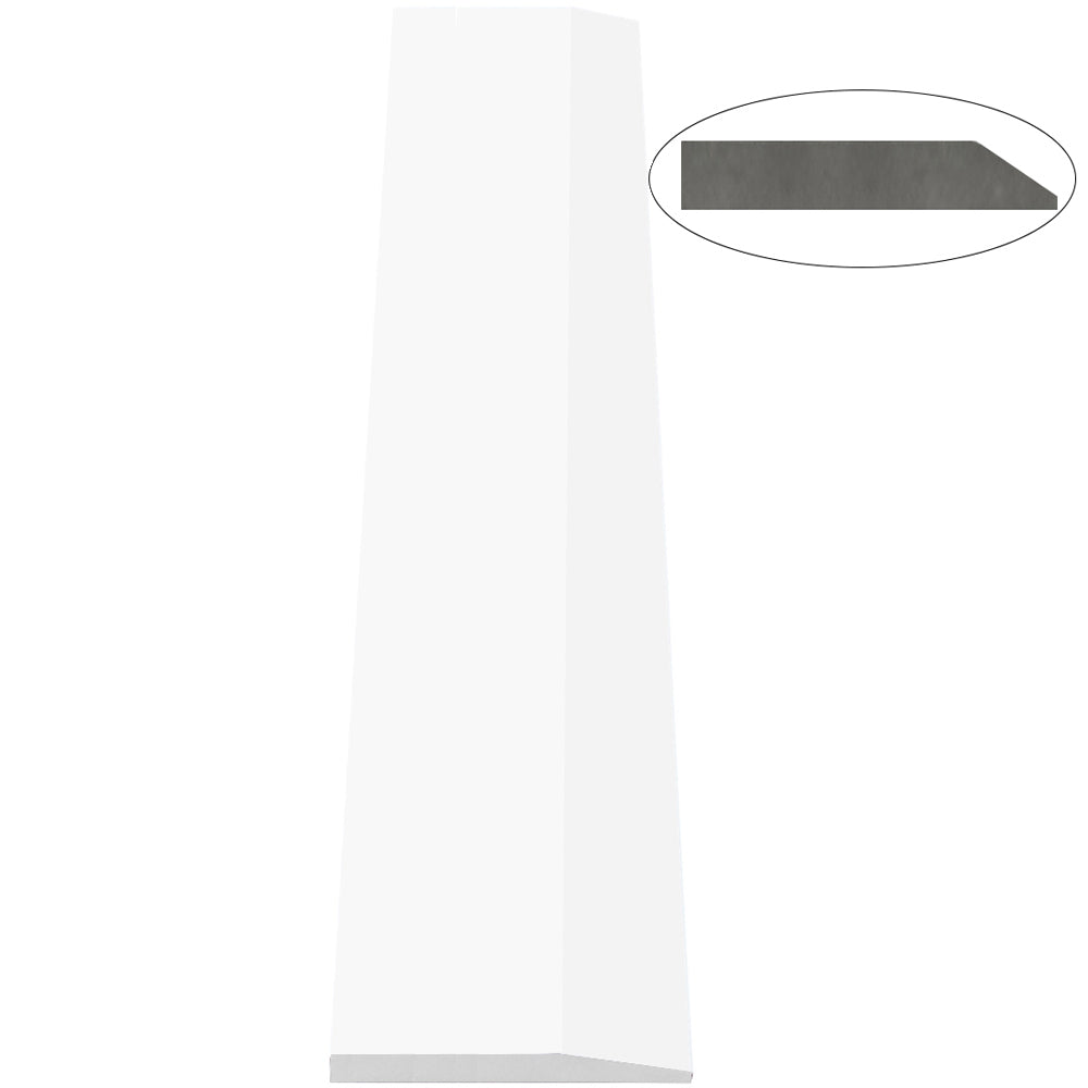 Bright White Stone Saddle Threshold Single Hollywood