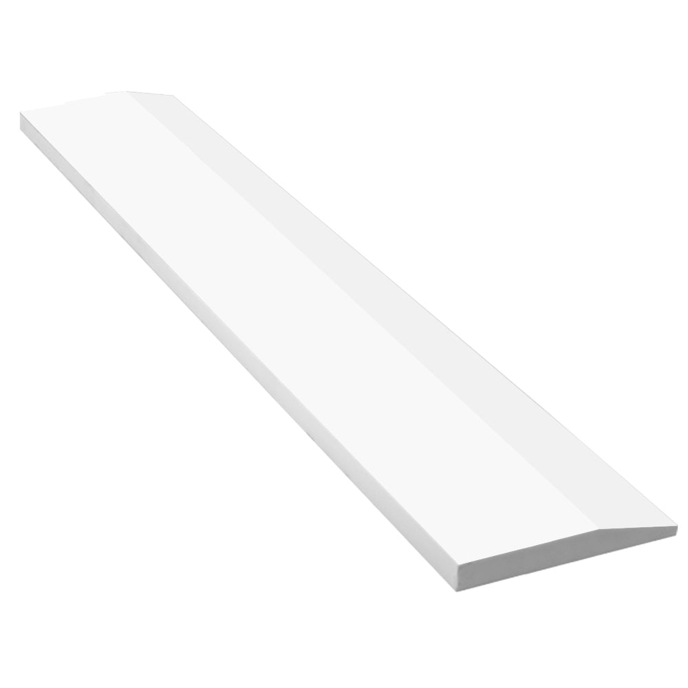 Bright White Stone Saddle Threshold Single Hollywood