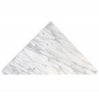 Carrara White Marble Stone Triangle Corner Shower Seat