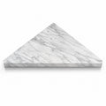 Carrara White Marble Stone Triangle Corner Shower Seat