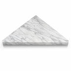Carrara White Marble Stone Triangle Corner Shower Seat
