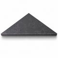 Dark Grey Stone Triangle Corner Shower Seat