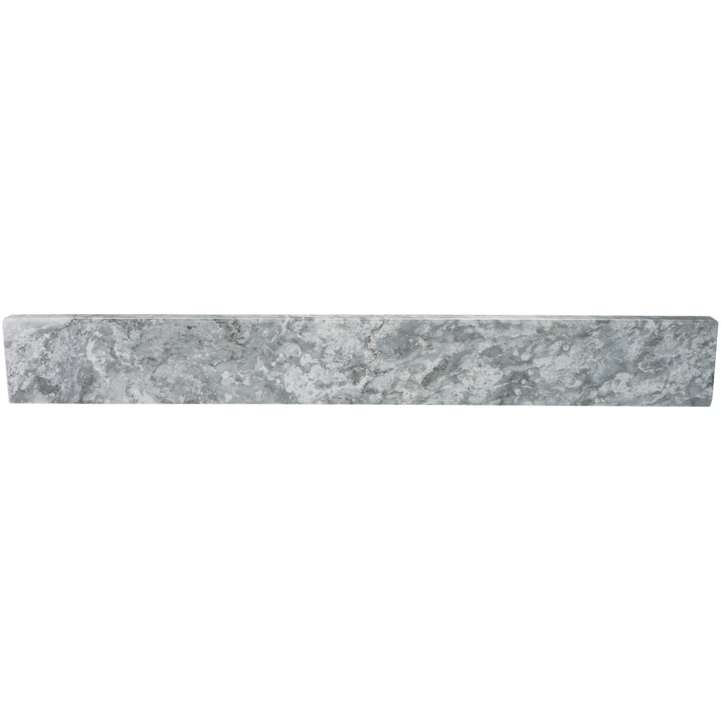 Chelsea Grey Marble Stone Vanity Backsplash