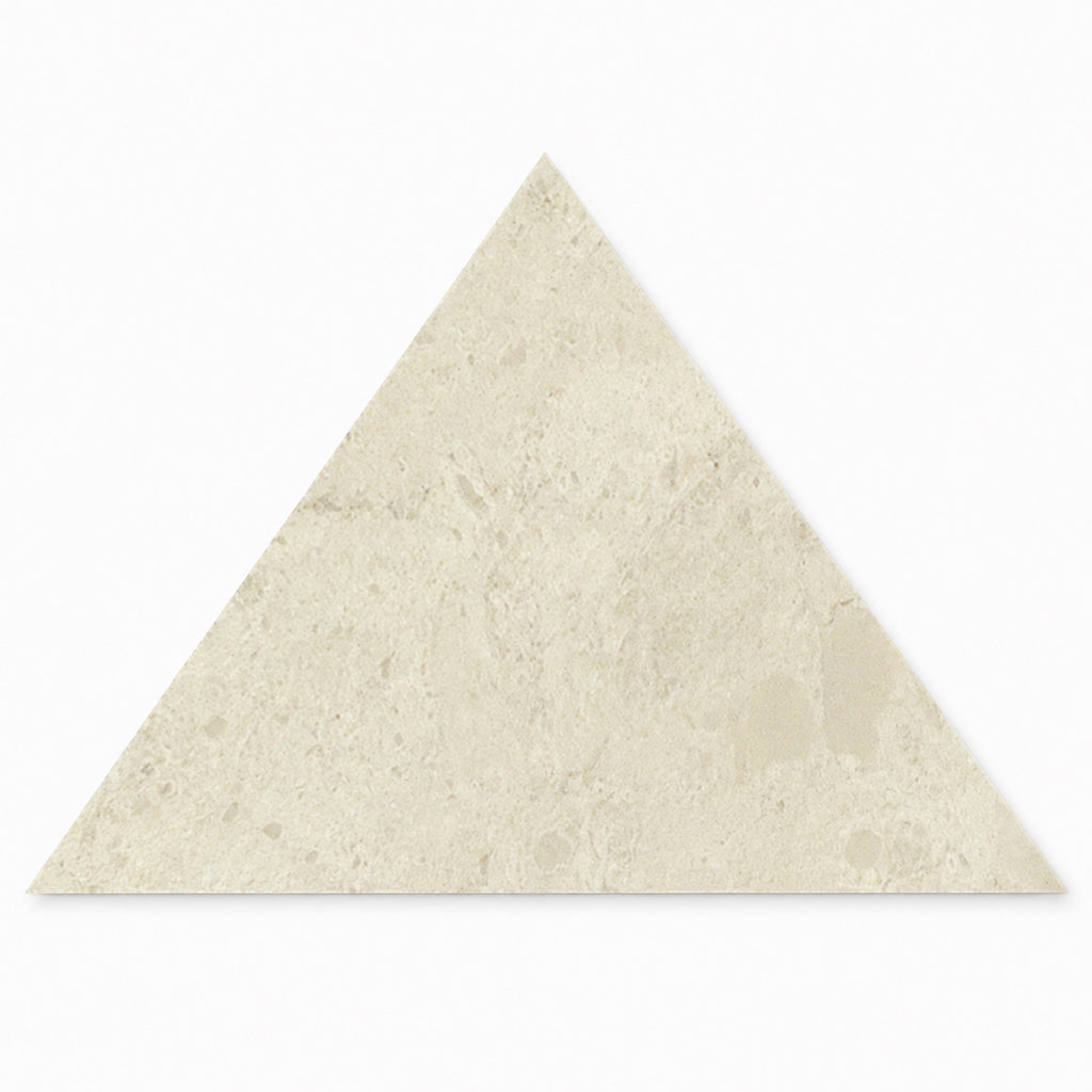 Madreperola Creamy Beige Stone Triangle Corner Shower Seat