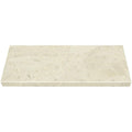 Madreperola creamy beige quartz engineered stone window sill with polished finish and subtle fossil patterns