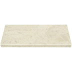 Madreperola creamy beige quartz engineered stone window sill with polished finish and subtle fossil patterns