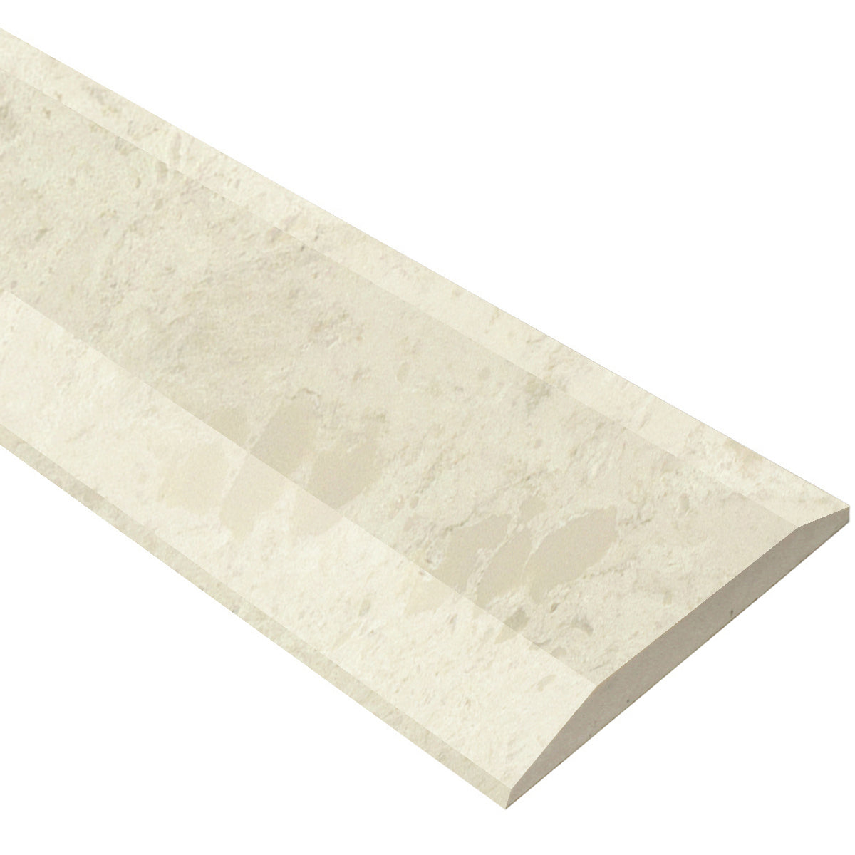 Madreperola Creamy Beige Stone ADA Saddle Threshold Double Side Hollywood