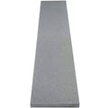 Midnight Grey Stone quartz engineered stone saddle threshold with polished grey finish and bevelled edges